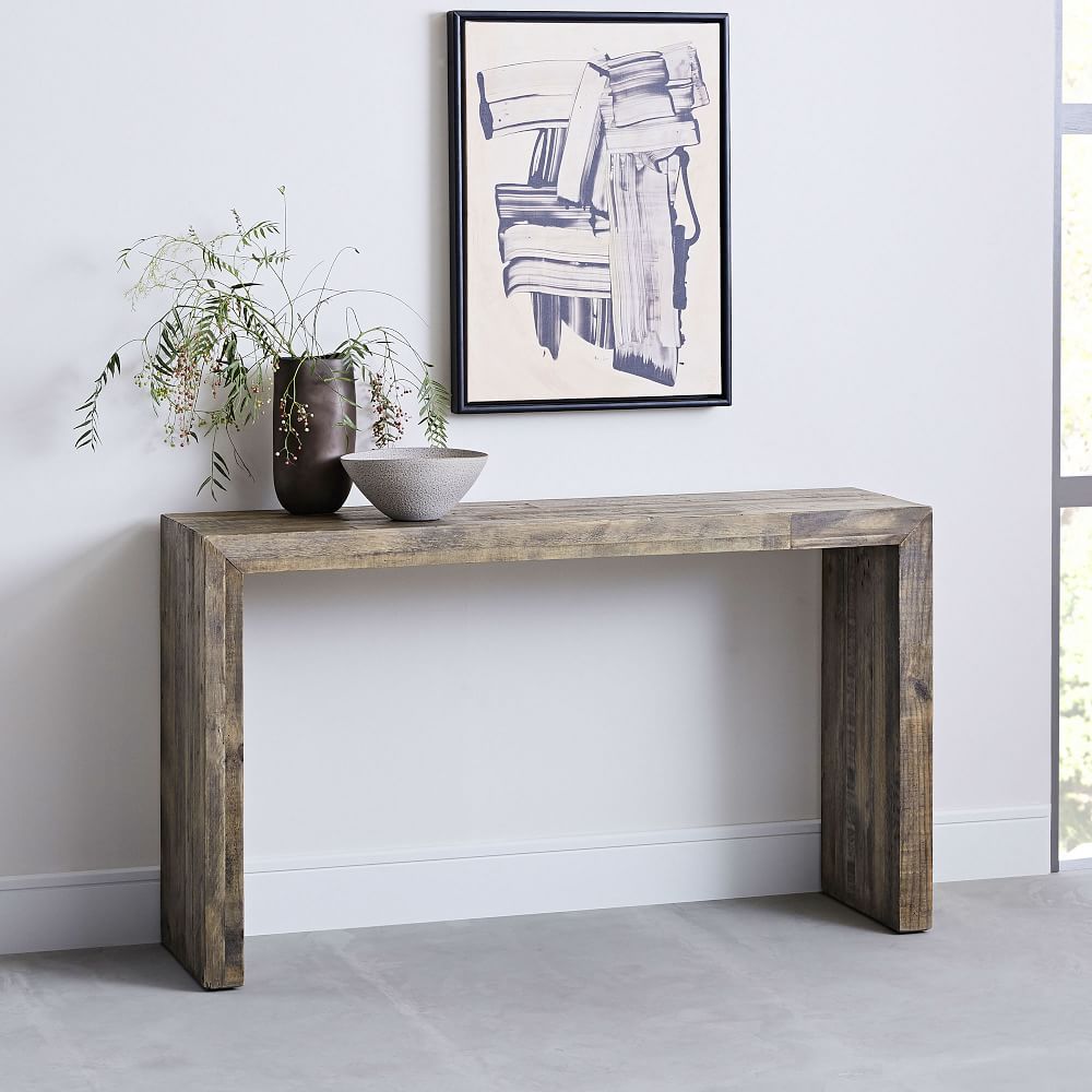 west elm entryway console table