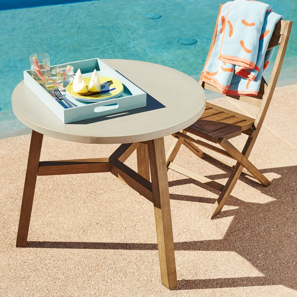 west elm mosaic bistro table