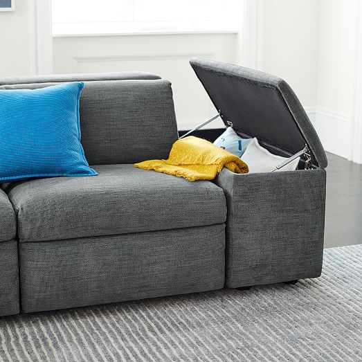 west elm enzo reclining sofa