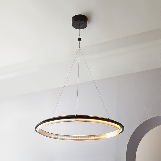 led hoop pendant light