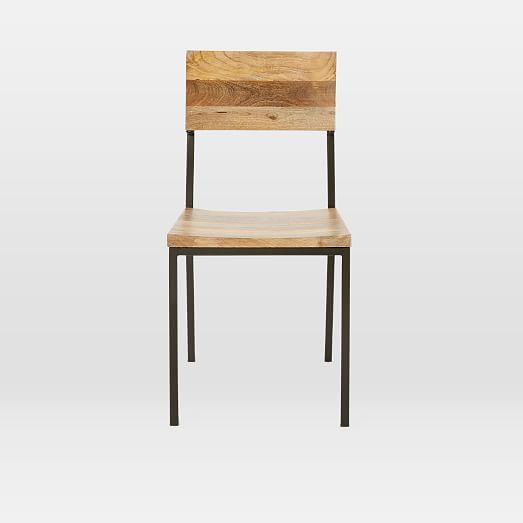 west elm rustic dining chair