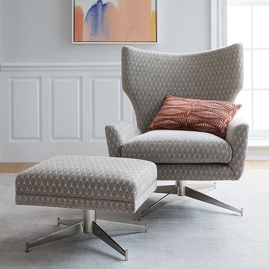 west elm hemming swivel chair