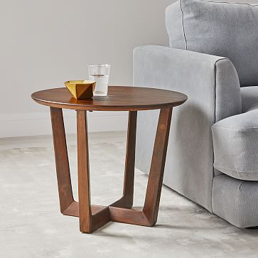 west elm walnut side table