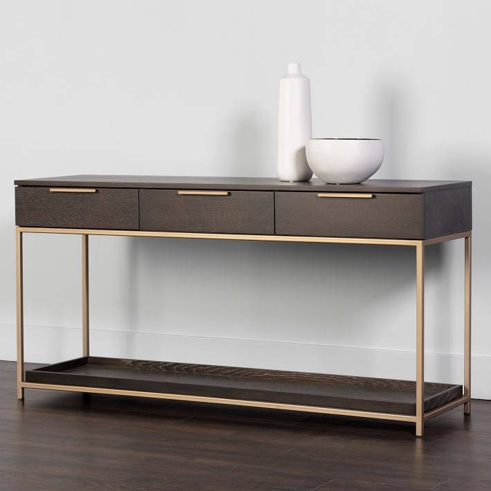 west elm slim console