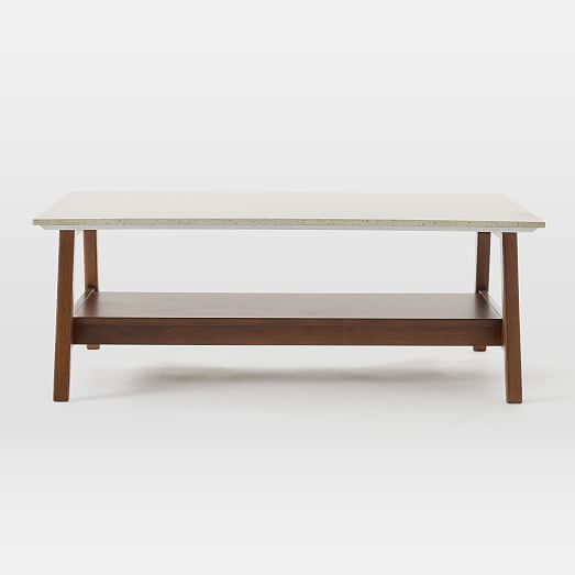 west elm easel frame coffee table