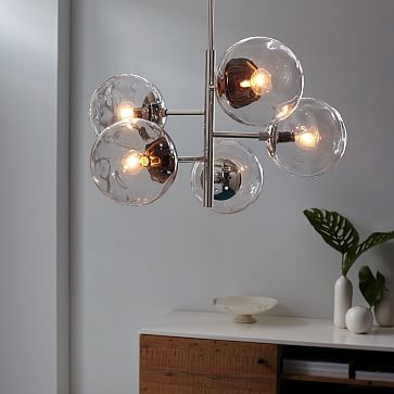 asymmetrical chandelier