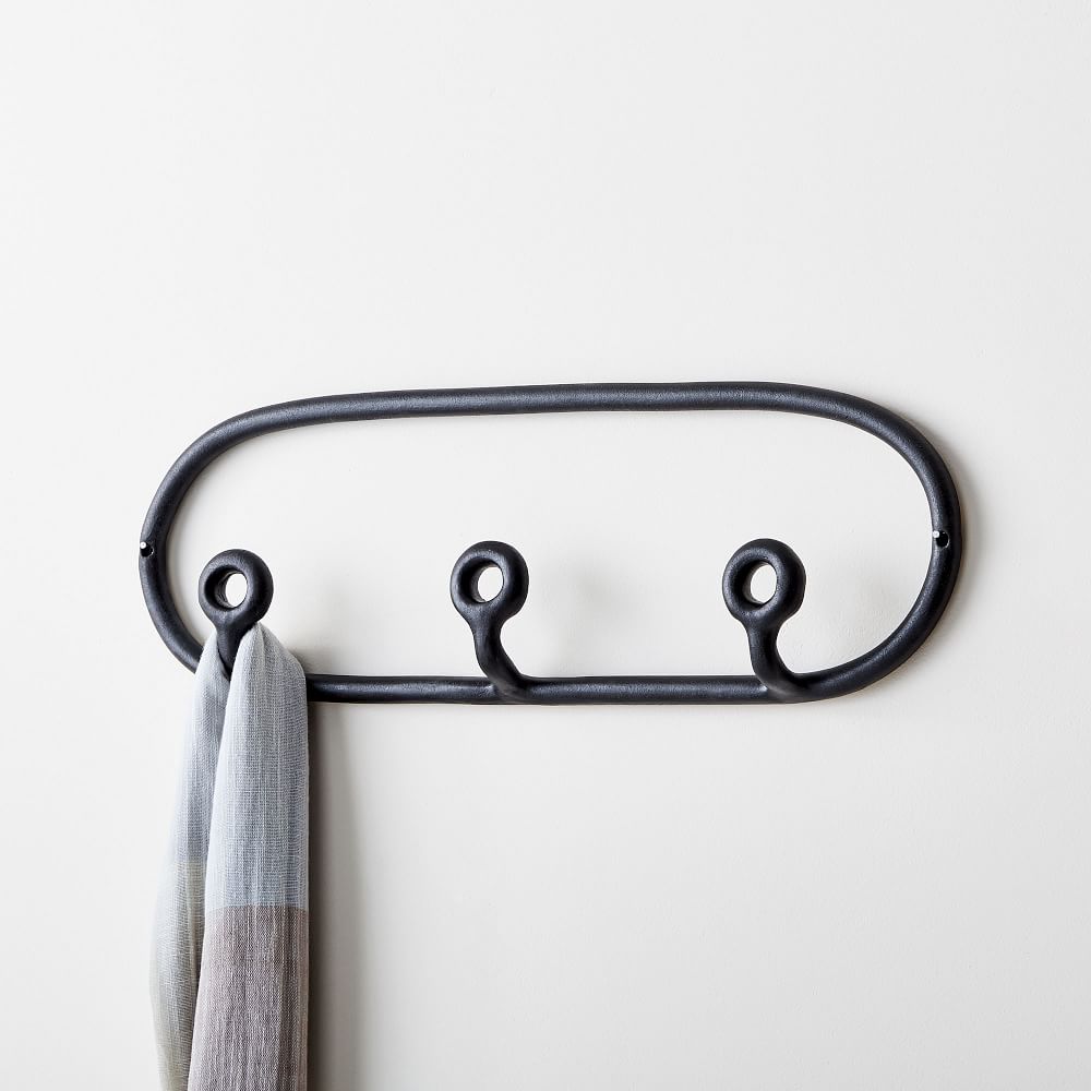 SIN Ceramic Trio Coat Rack Black West Elm
