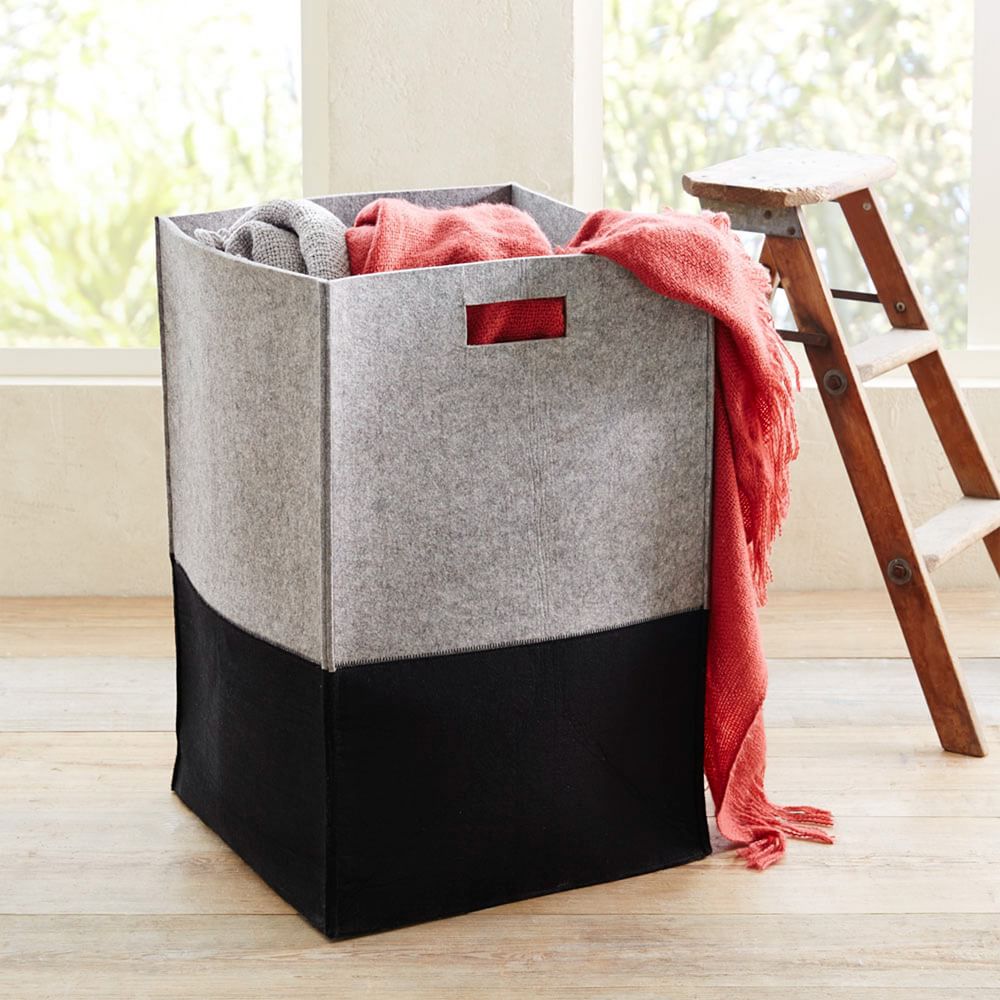 Felt Hamper West Elm