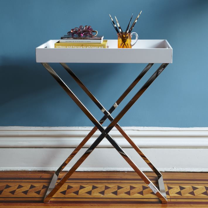 tall butler tray stand