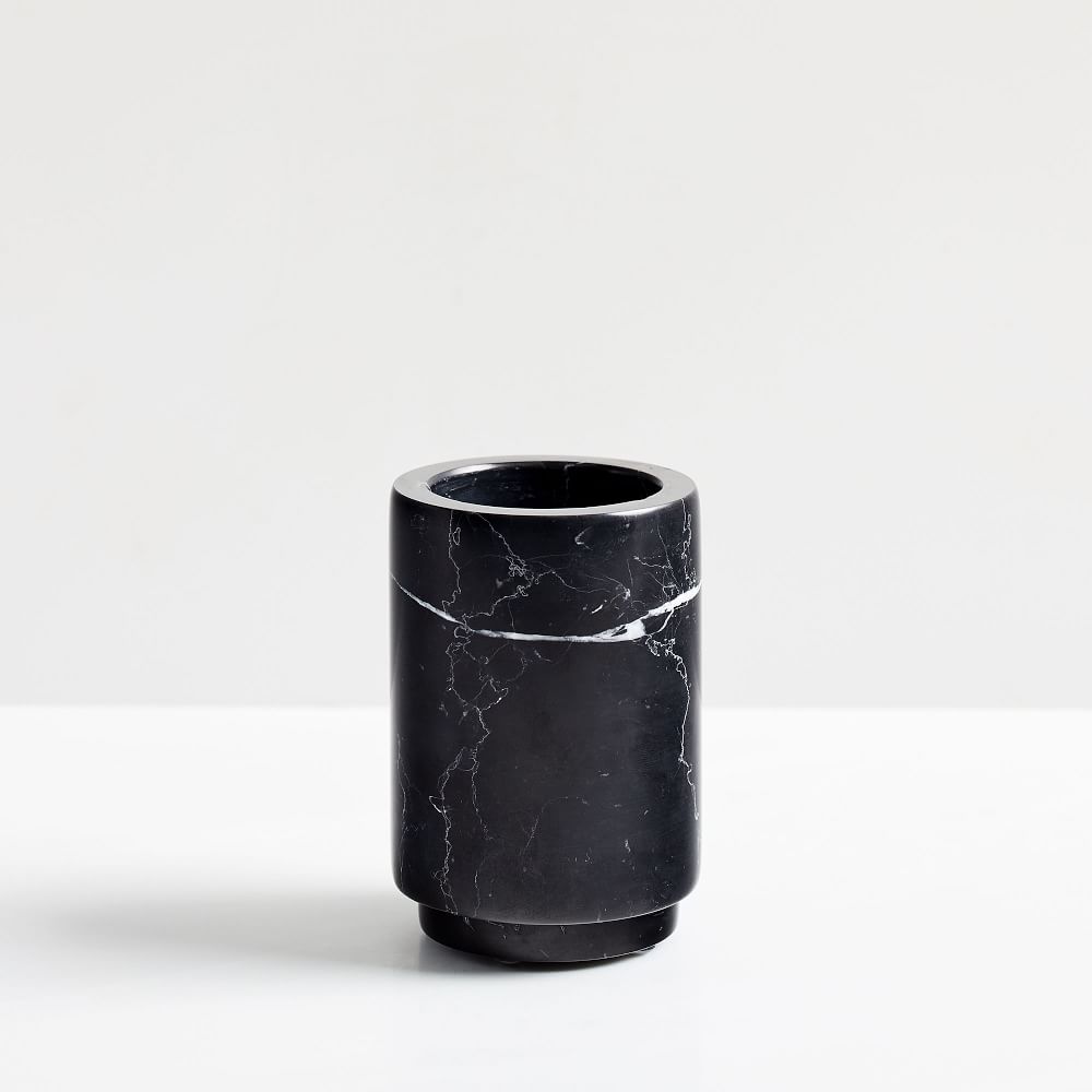 Black Marble Bathroom Accessories West Elm