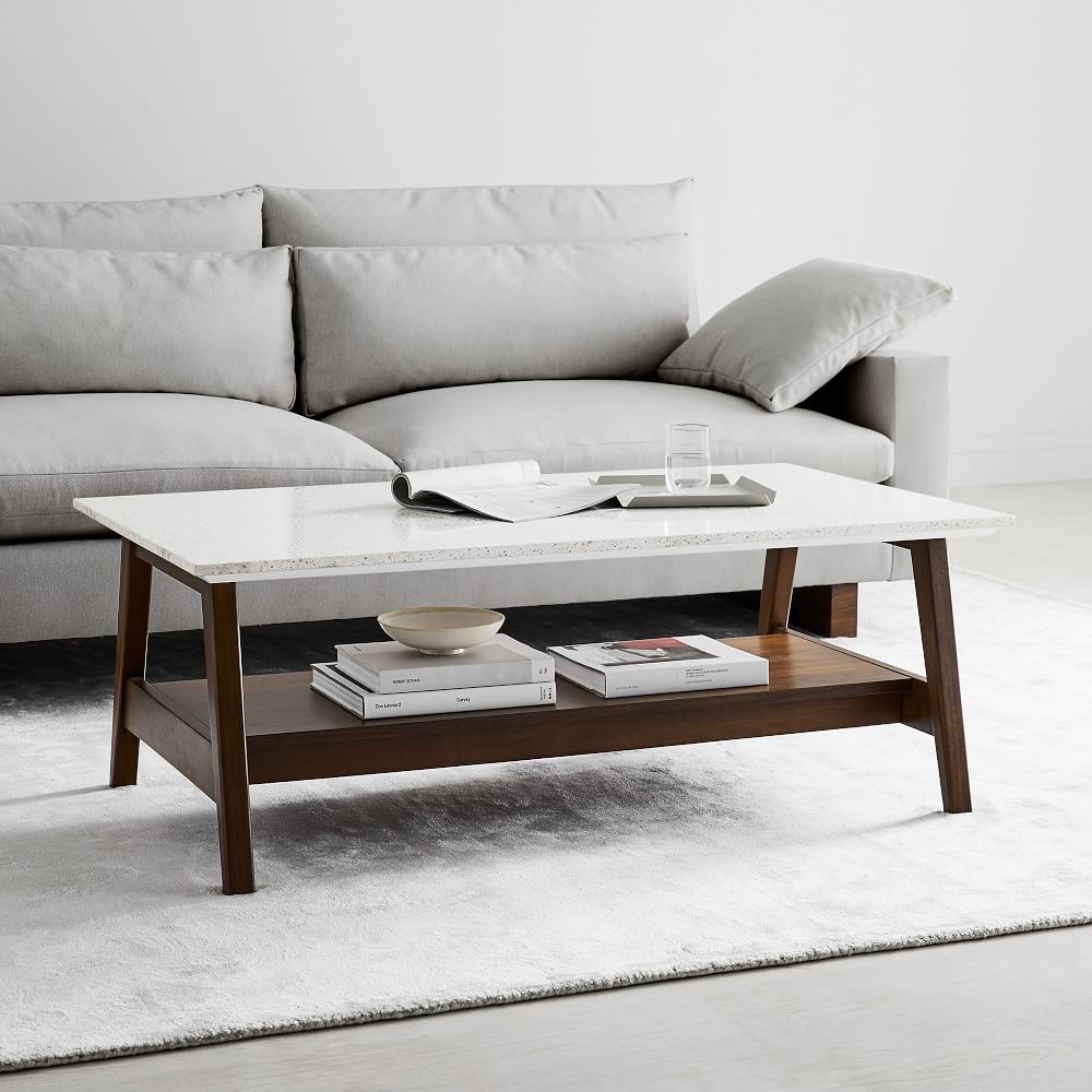 west elm quartz coffee table