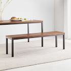 dining bench walnut