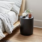 west elm spool side table