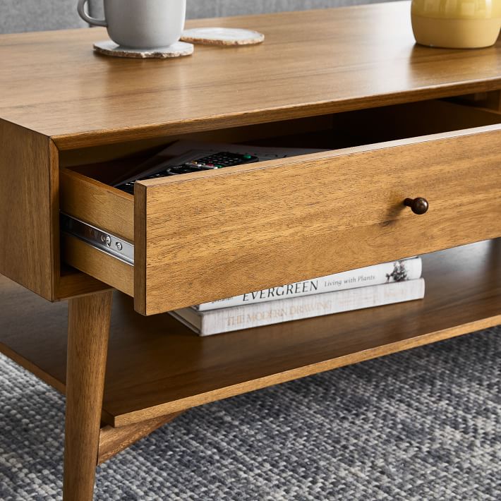 west elm mid century storage coffee table