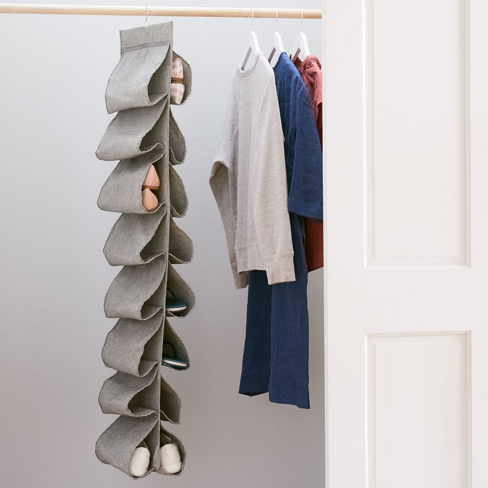 Hanging Shoe Storage, Closet Organization West Elm