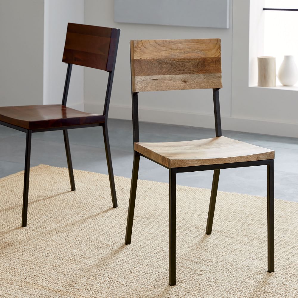 west elm wood dining chair