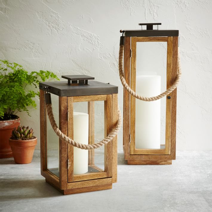 west elm mid century lantern