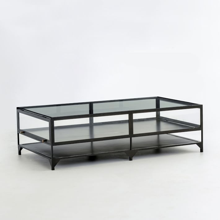 west elm shadow box coffee table