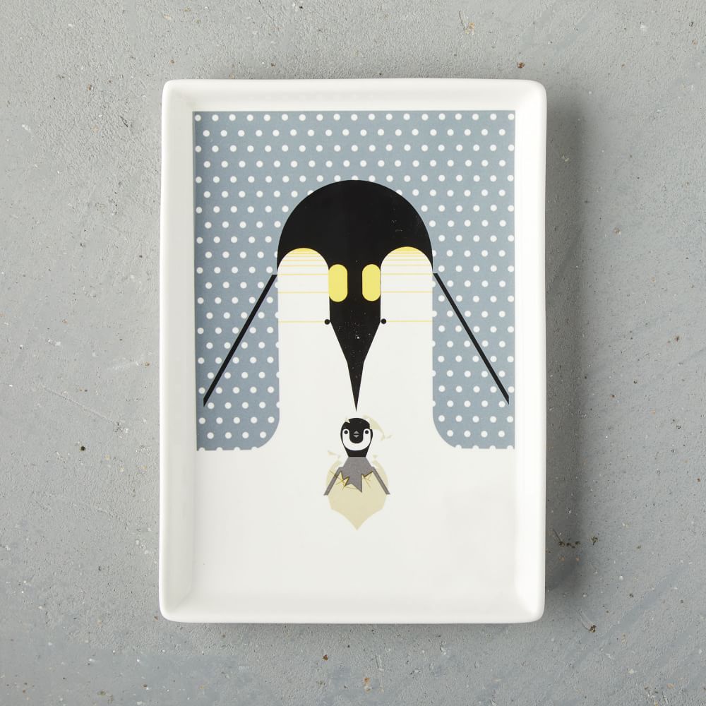 Fishs Eddy Charley Harper Serving Tray Penguin West Elm