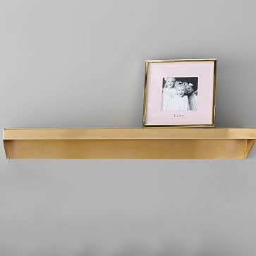 Floating Bent Metal Shelf, Small, WE Kids