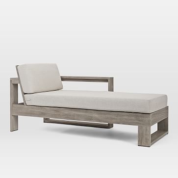 west elm right arm chaise