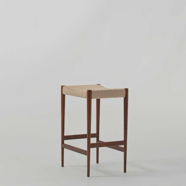 west elm backless barstool