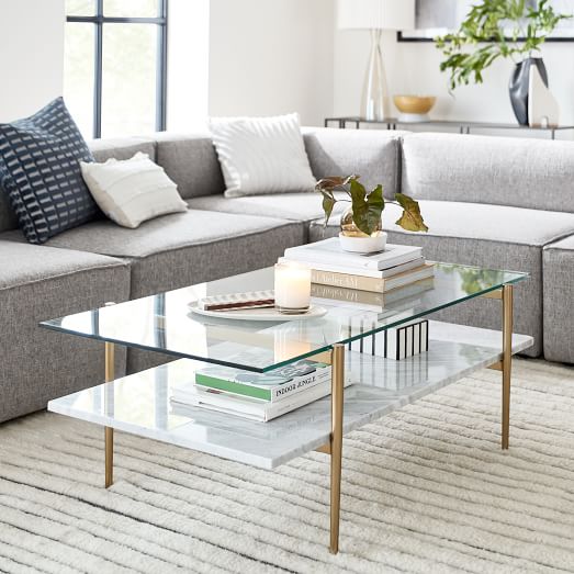 art display coffee table west elm