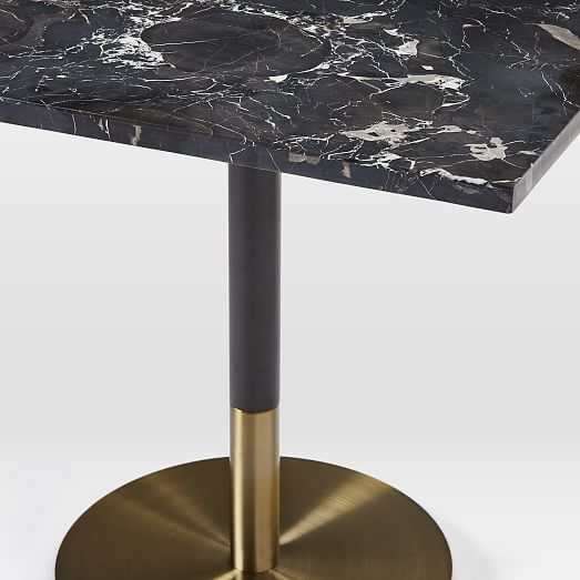 black marble pub table