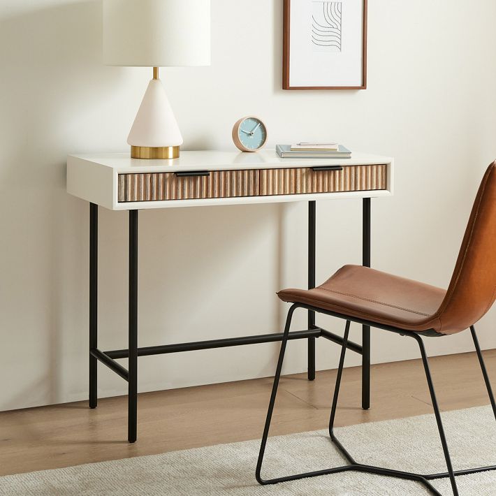 west elm lacquer storage mini desk