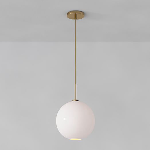 milk glass globe chandelier