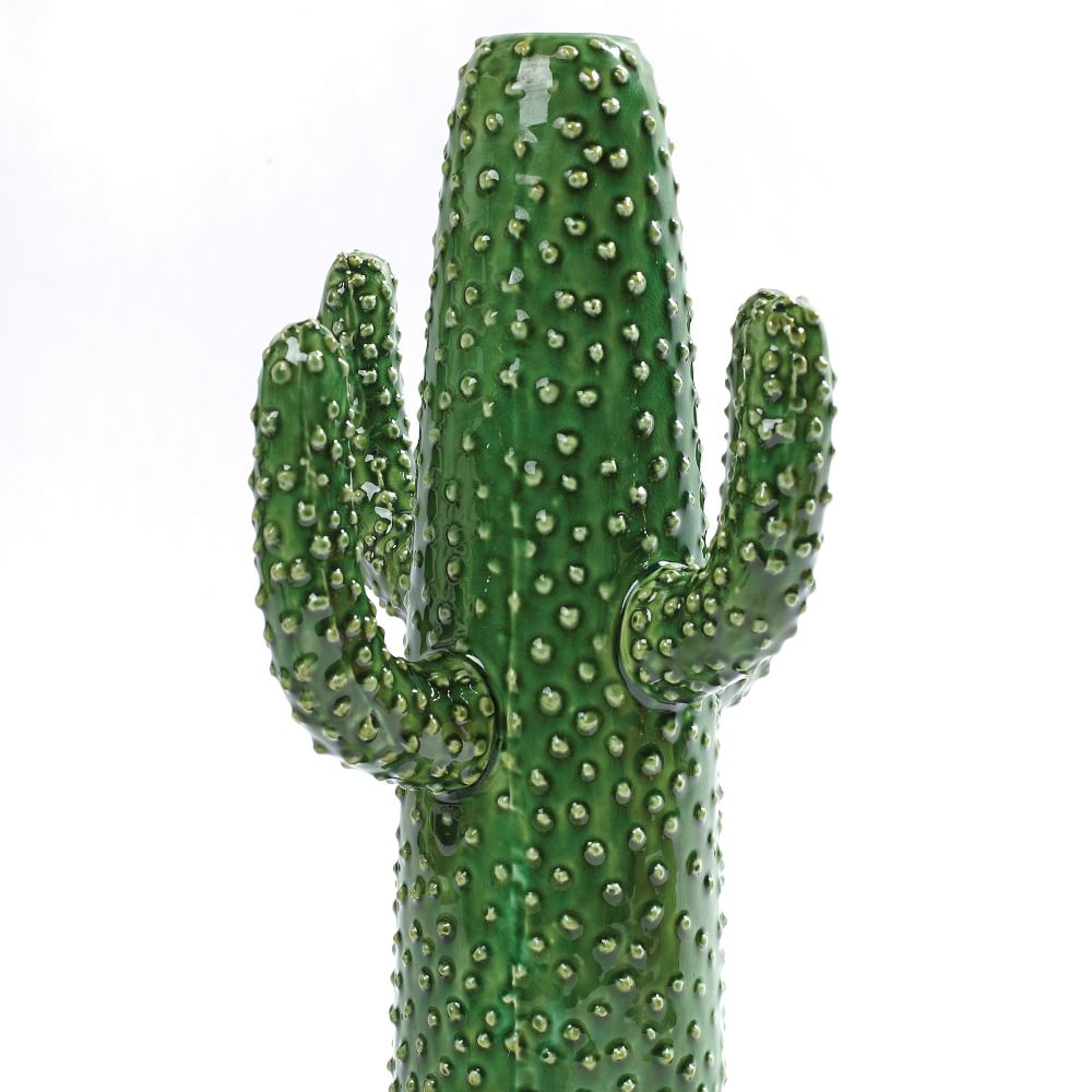Glass Cactus Vase West Elm
