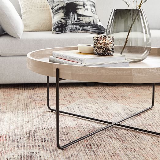 west elm willow coffee table