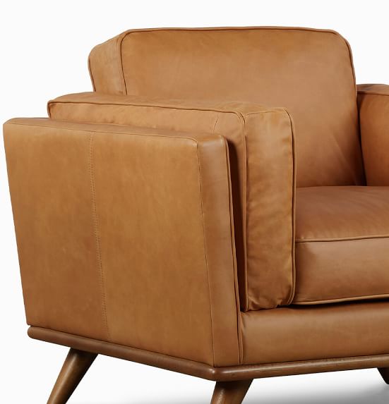 Zander Leather Chair West Elm