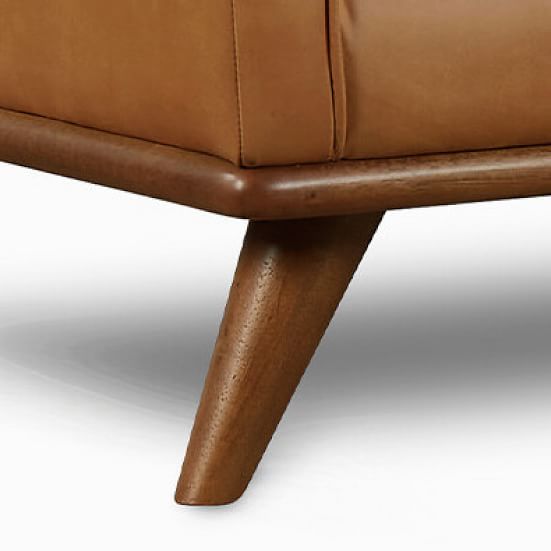 Zander Leather Chair West Elm