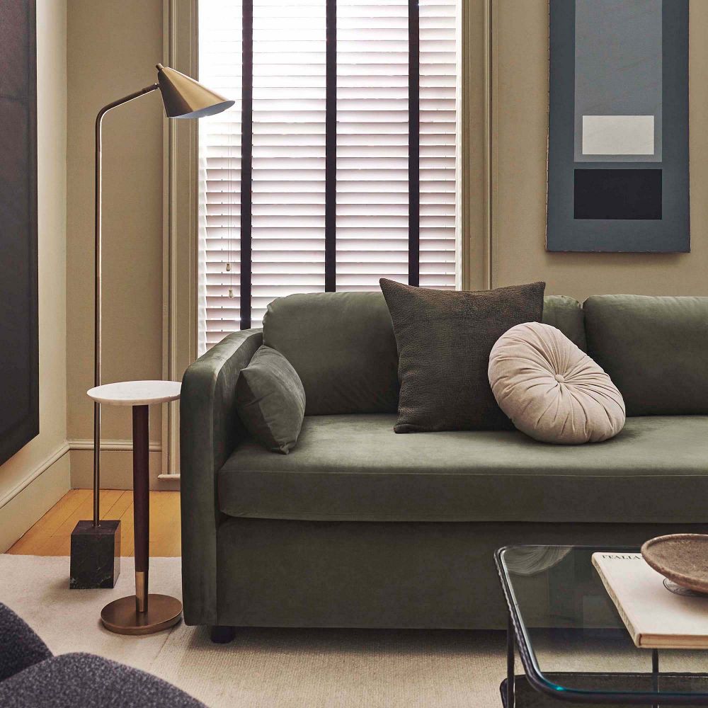 Bacall Curved Sofa (74"94") West Elm