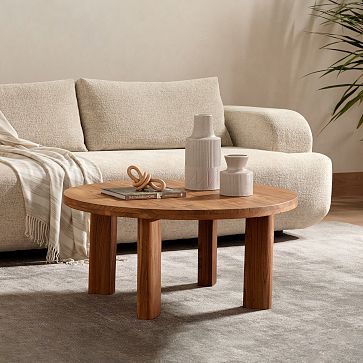 reclaimed teak wood coffee table