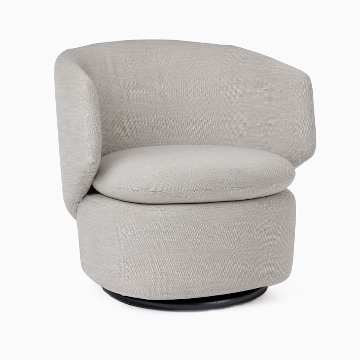 west elm crescent swivel chair