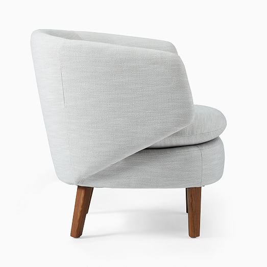 crescent chair west elm