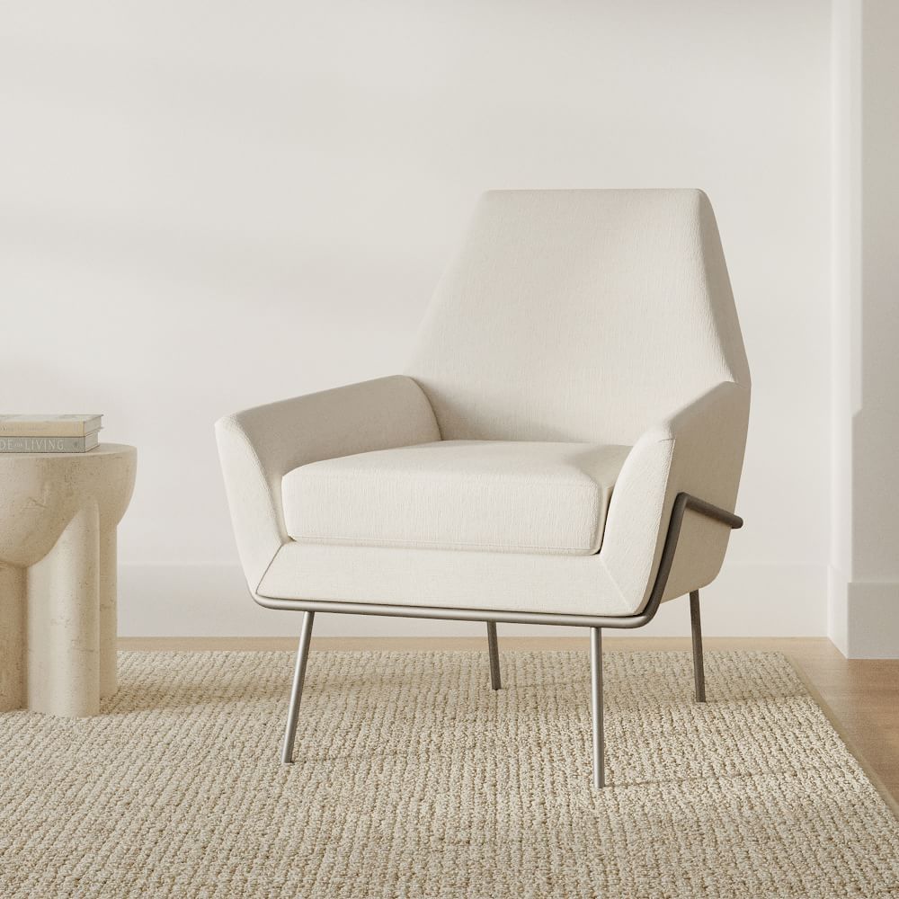 west elm lucas wire base chair