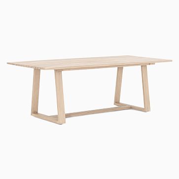 west elm teak dining table