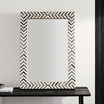 west elm herringbone mirror coffee table