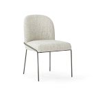 west elm modern curved dining chair