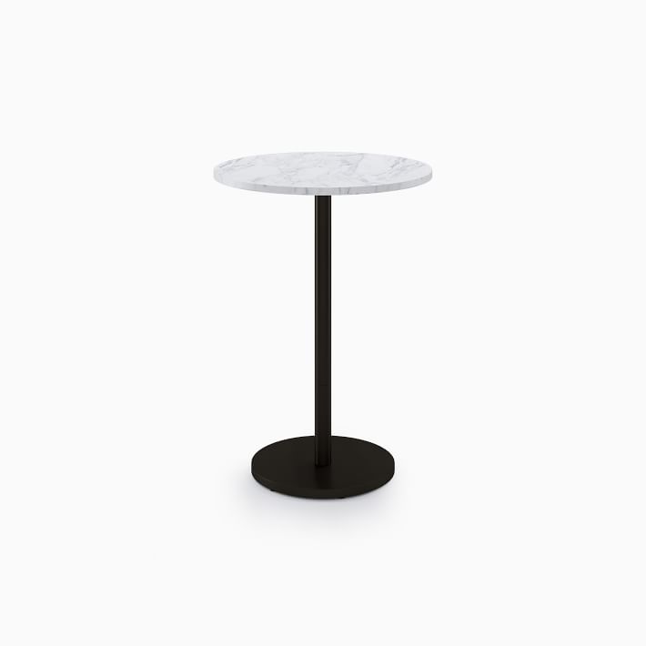 marble round bar table