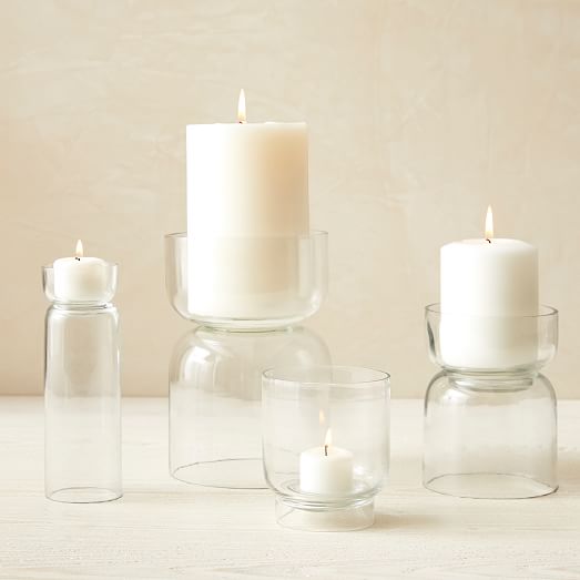 Foundations Glass Candleholders West Elm 9884