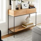 west elm rustic console