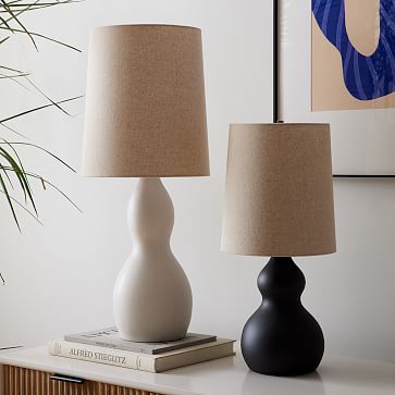 west elm gourd lamp