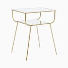 west elm brass nightstand