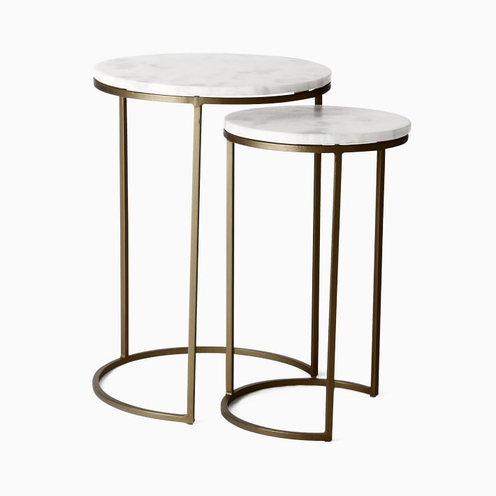 west elm round nesting tables