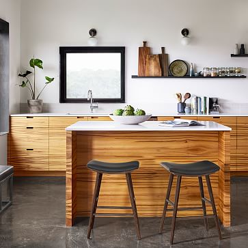 west elm wood stool