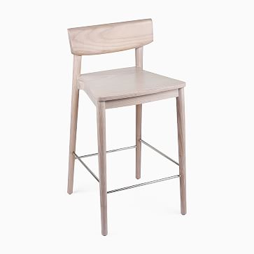 ash wood counter stool